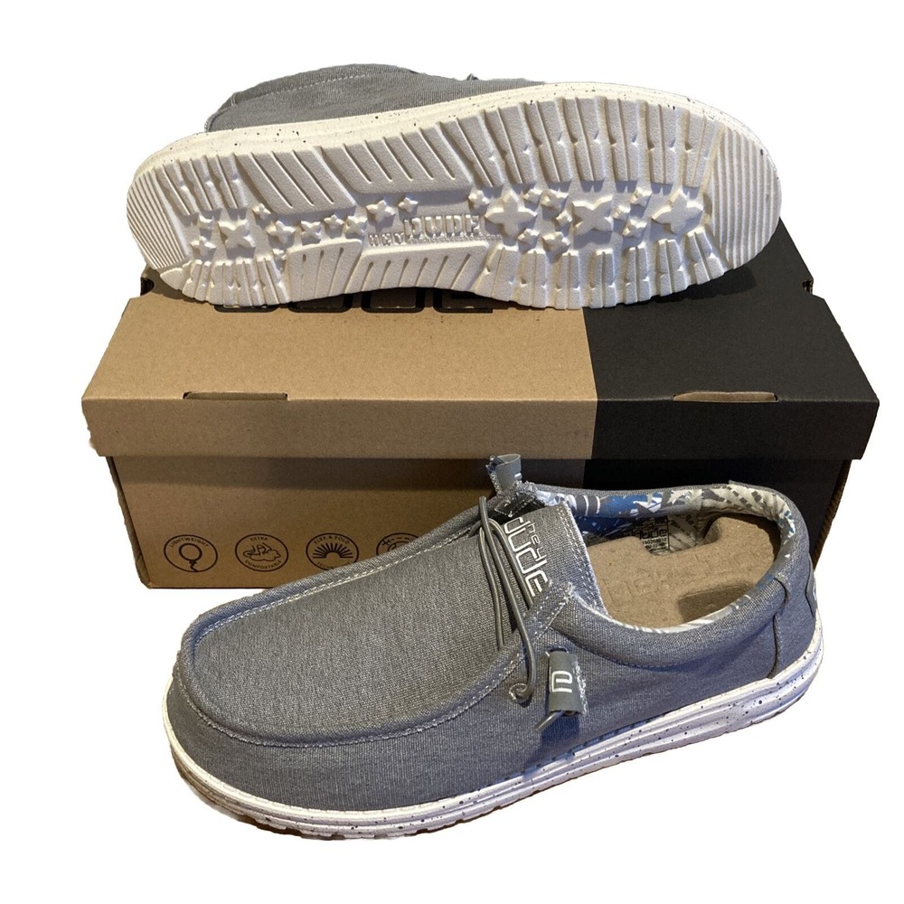 Hey Dude Wally Stretch Iron | Men’s Shoes | Size 11 | Men's Slip on Loaf… - Picture 4 of 5